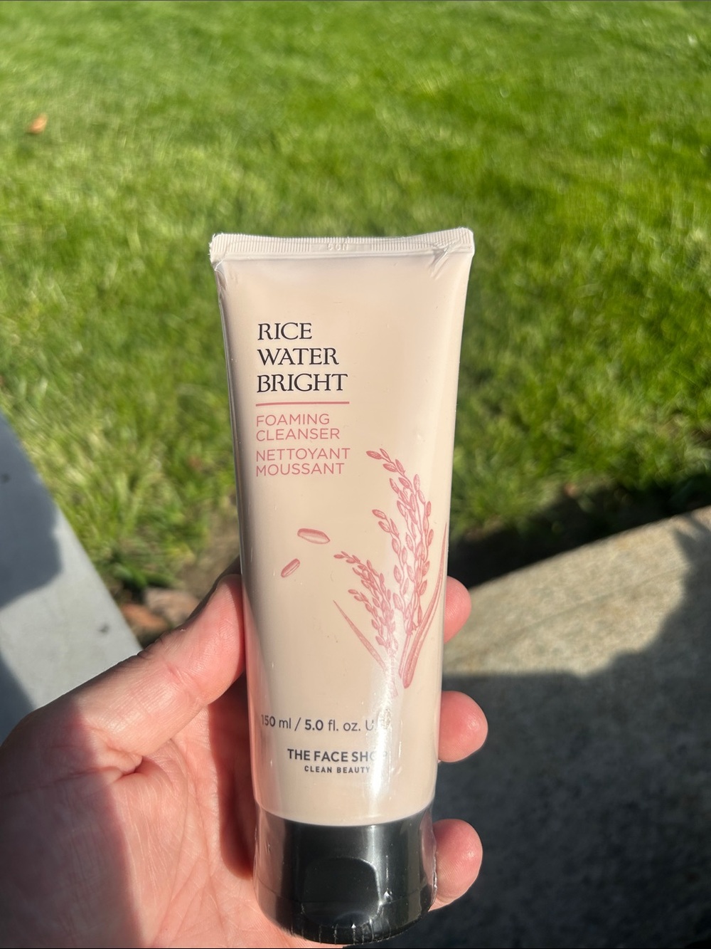 Rice Water Bright Foaming Cleanser - Pink